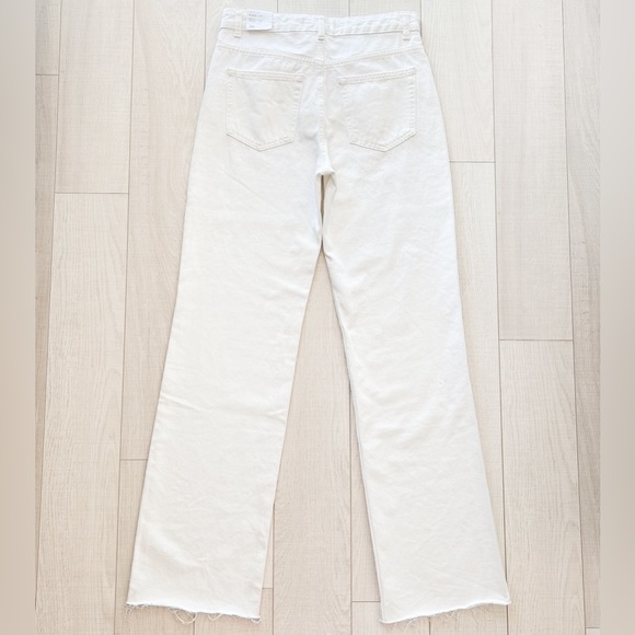 Mango white high waisted wide leg jeans - Picture 7 of 15